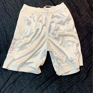 Large White And1 Shorts